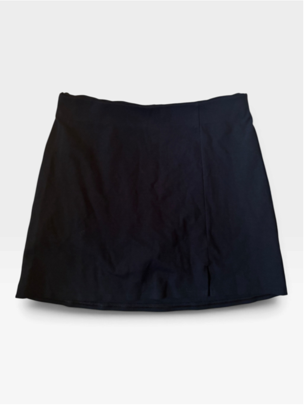 American Eagle Stretch Waistband Black Mini-Skirt Skort - Size S